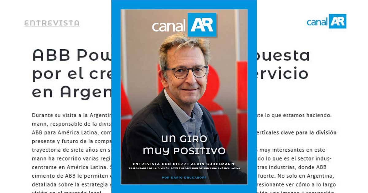 Pierre-Alain Gubelmann, responsable de la divisin Power Protection de ABB