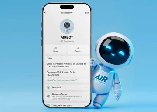 Air Computers presentó un bot inteligente para optimizar la atención y la operatoria del canal