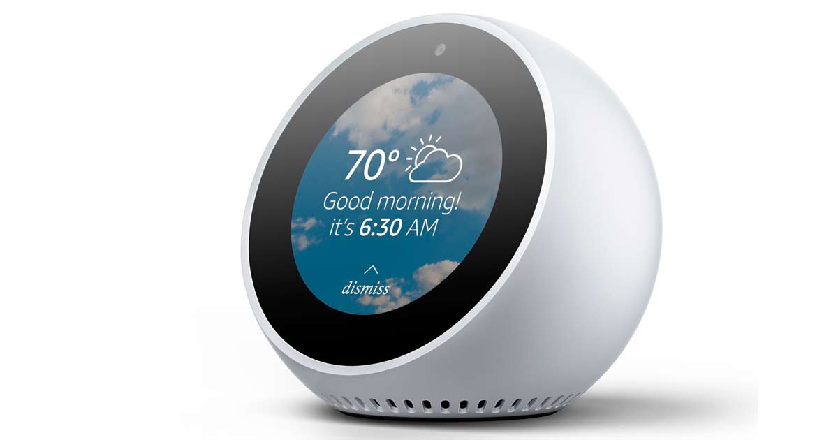 Echo Spot:  mete su asistente virtual hasta en un despertador