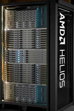 AMD presentó Helios, su rack de IA más poderoso