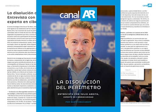 La disolución del perímetro. Entrevista con Julio Ardita