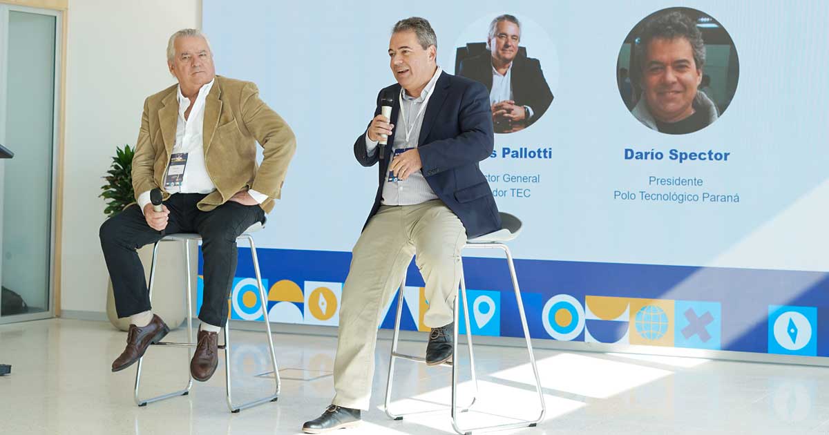 Carlos Pallotti junto a Darío Spector