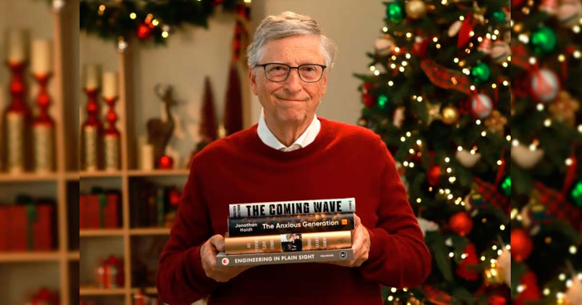 Bill Gates te recomienda 5 libros para reflexionar durante estas navidades