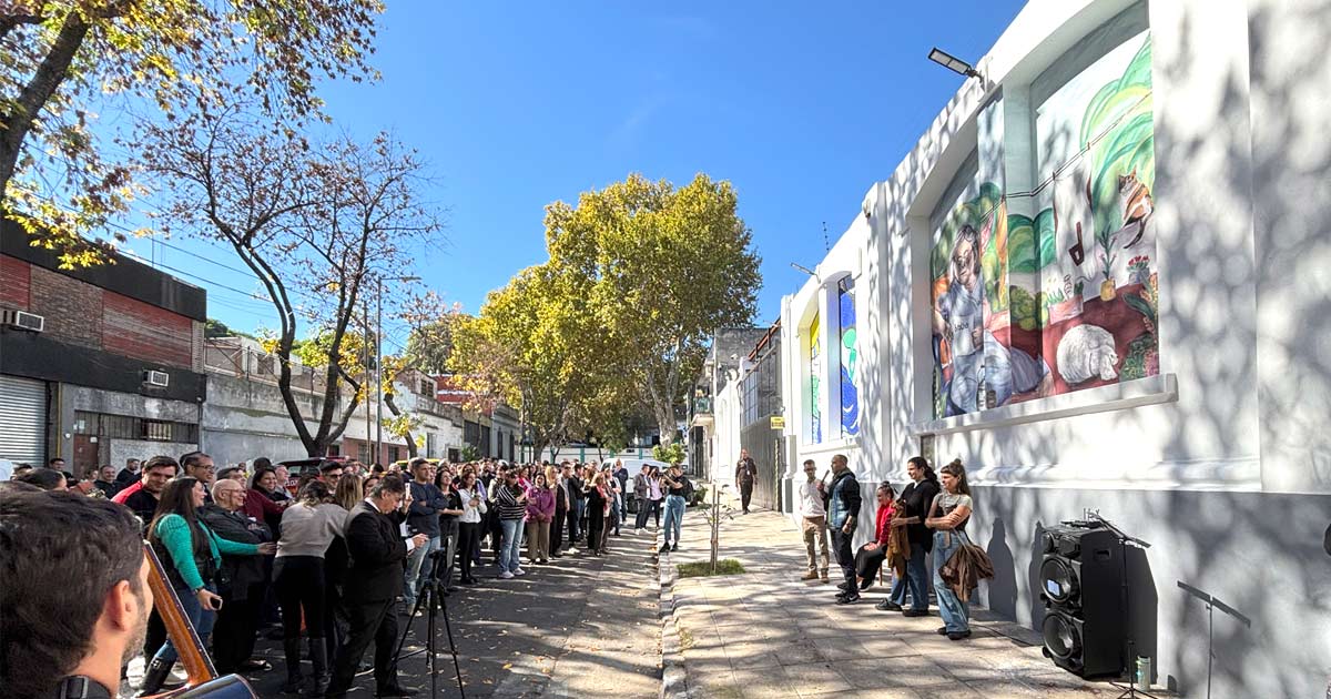 Inauguracin del mural de Ceven