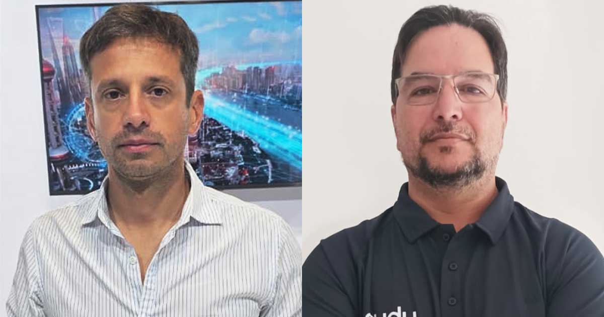 Juan Cruz Reus, Director de Provetel, y Hernán Nicoletto, Sales Manager Latam de CUDY