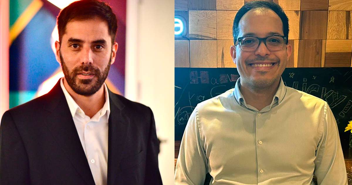 Cristian Trento, Distributor Account Manager para SOLA de CommScope, y Adrin Colmenares, PM de la marca en Distecna