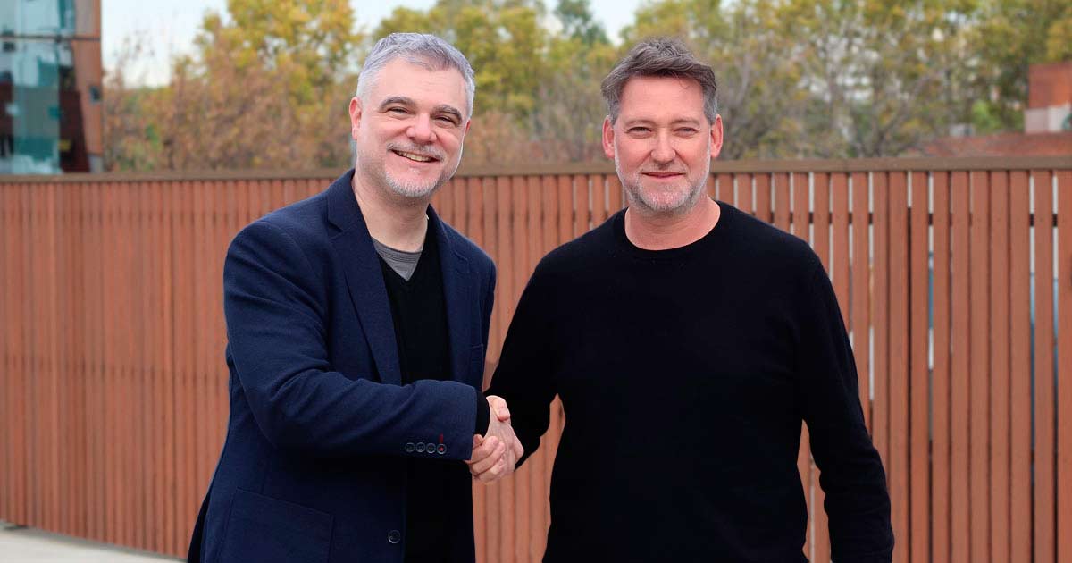 Martin Biegun, Co Founder de WoowUp, y Diego Gorischnik, CEO de e.tres