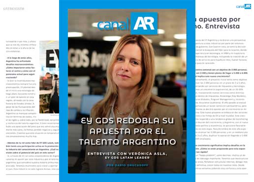 EY GDS redobla su apuesta por el talento argentino. Entrevista con Vernica Asla