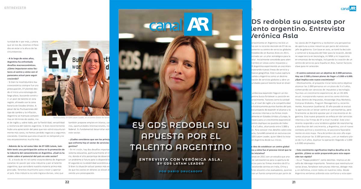 Entrevista a Vernica Asla en la octava edicin de la Revista Digital CanalAR