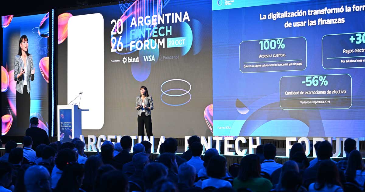Paula Arregui, presidenta de la Cámara Fintech y VP Senior de Mercado Pago.