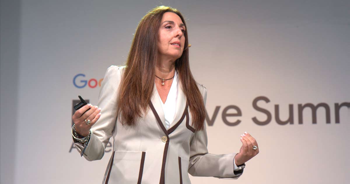 Pilar Manchón, del Centro de Desarrollo e Investigación de Inteligencia Artificial de Google Cloud, en el Google Cloud Executive Summit Buenos Aires 2025