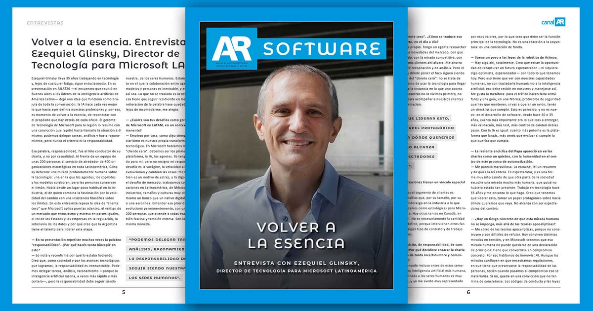 Entrevista a Ezequiel Glinsky en CanalAR Software