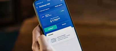 Globant desarrolló la función para comprar acciones desde la App YPF