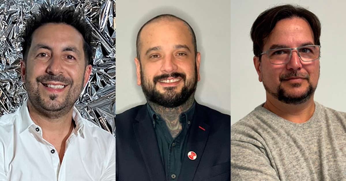 Mauro Guerrero, Emiliano Castro y Hernán Diego Nicoletto