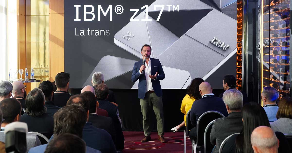 Agustn Bellido, Gerente General de IBM Argentina, Chile, Uruguay & Paraguay, durante el evento