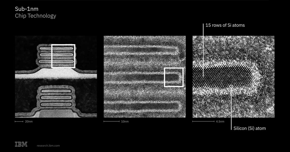 Chip de IBM con tecnología sub-1 nanómetro