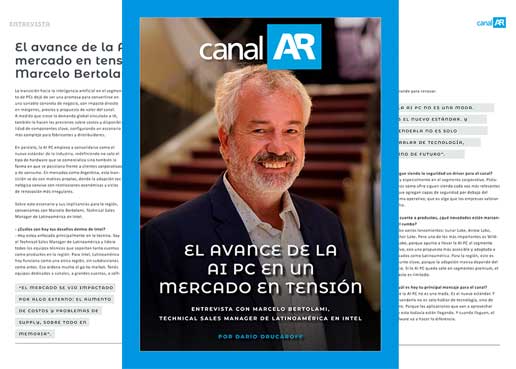 El avance de las AI PC, en un mercado en tensión. Entrevista con Marcelo Bertolami