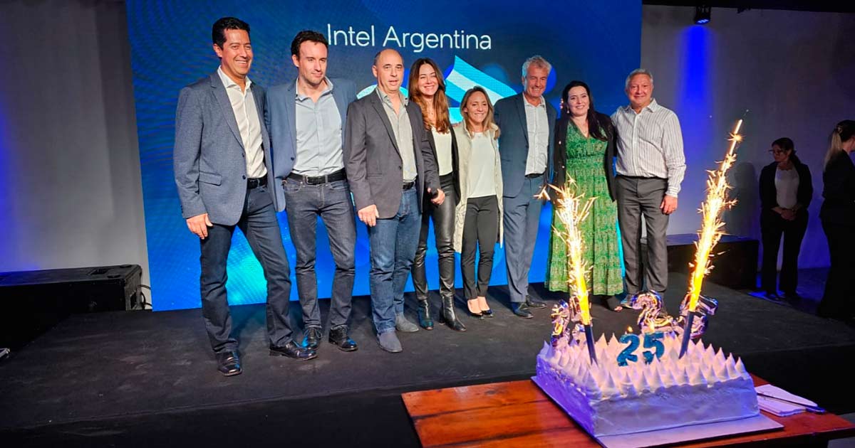 Festejo del 25 aniversario de Intel Argentina