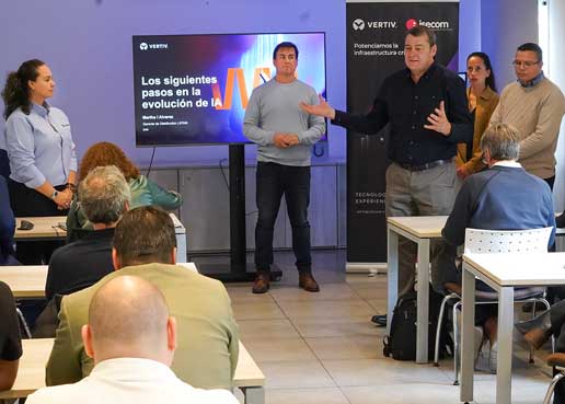 ISECOM presentó a Vertiv ante sus canales, con stock disponible y foco en infraestructura para IA