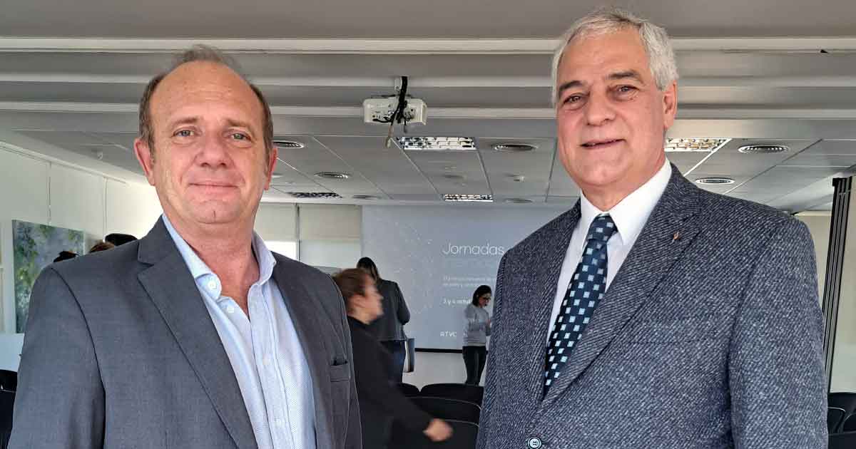 Sergio Veiga, presidente de CAPPSA y Walter Burzaco, presidente de ATVC