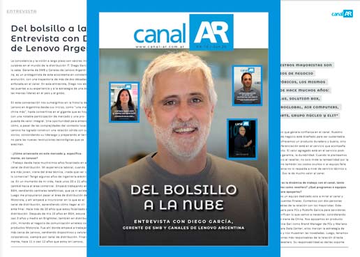 Del bolsillo a la nube. Entrevista con Diego Garca, Gerente de SMB y Canales de Lenovo Argentina