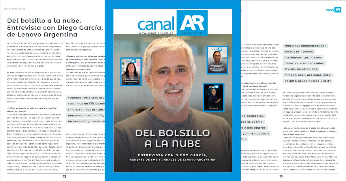 Entrevista a Diego Garca en la revista digital CanalAR