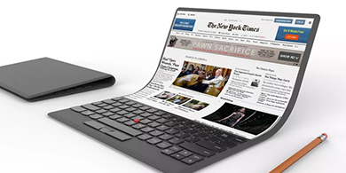 Lenovo sorprendió con la portátil flexible del futuro