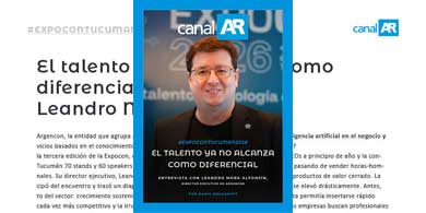 El talento ya no alcanza como diferencial. Entrevista con Leandro Mora Alfonsín