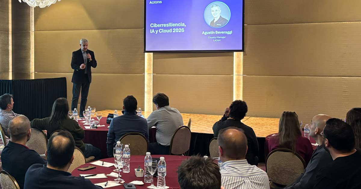 Agustín Beveraggi, Country Manager para LATAM de Acronis