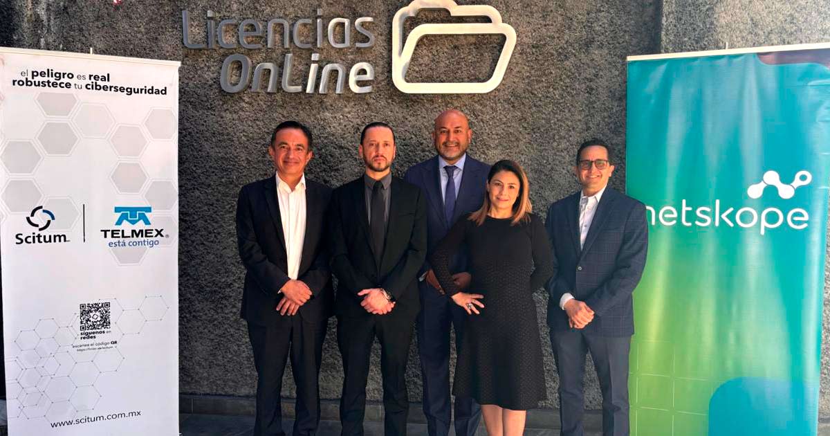 Scitum TELMEX, Netskope y Licencias OnLine fortalecen su alianza
