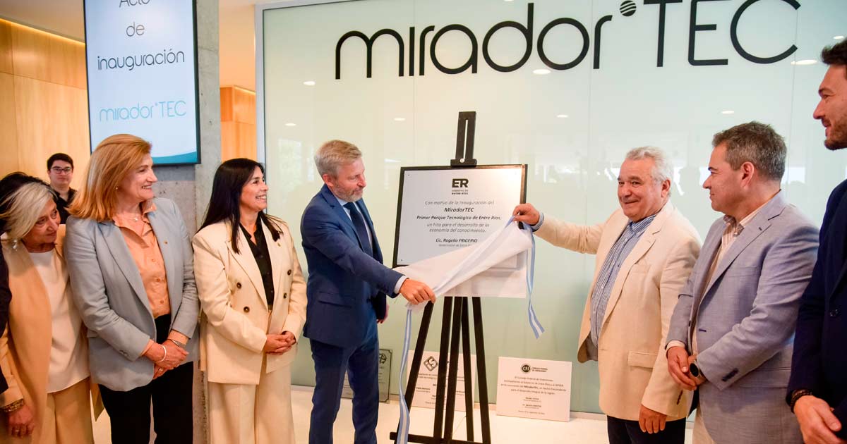 Entre Ríos inauguró el Mirador Tec: su primer Parque Tecnológico