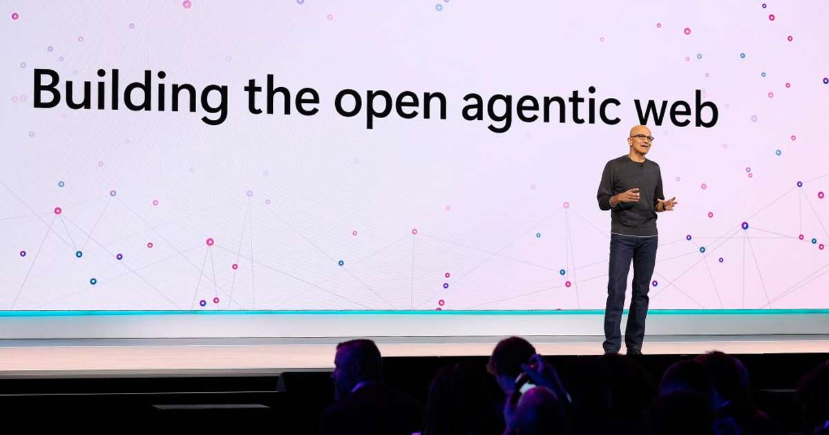 Staya Nadella, durante Microsoft Build 2025