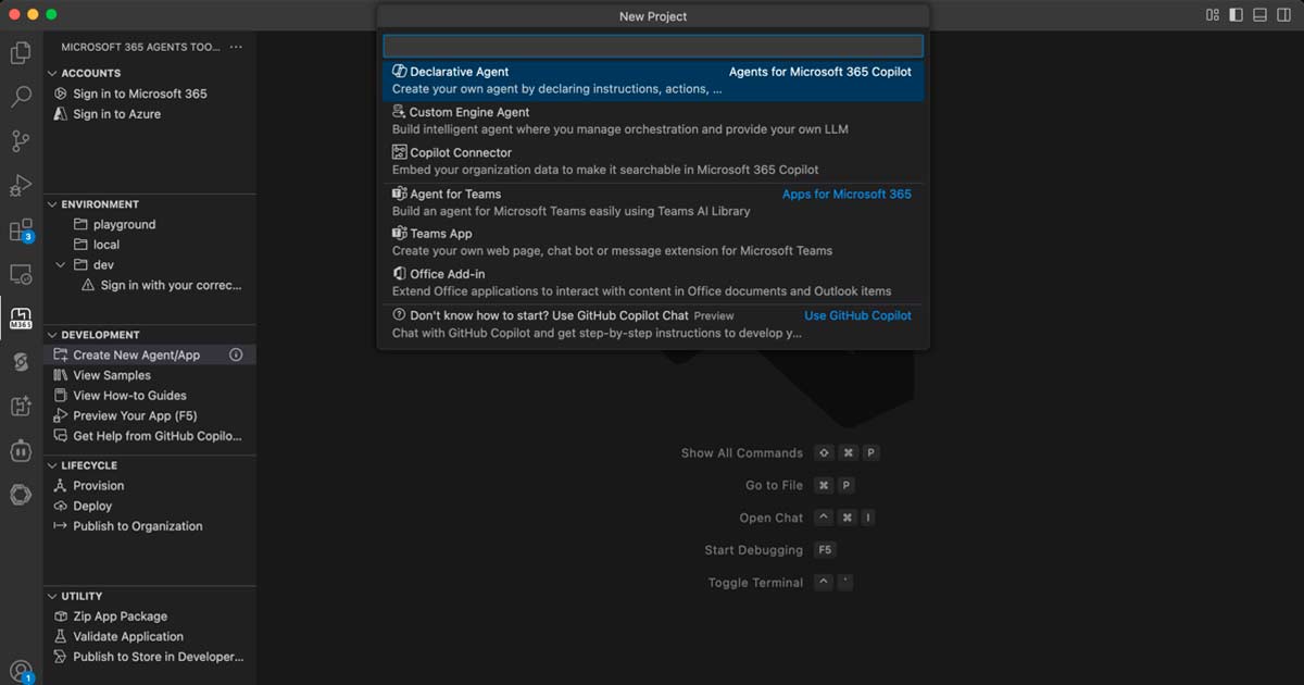 Microsoft 365 Agents Toolkit