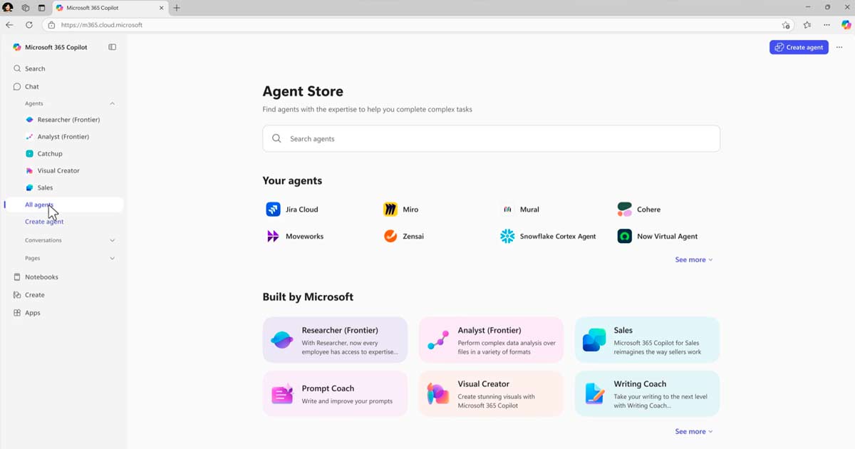 Microsoft Agent Store