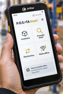 P.O.S.=TA Scan!: inventario y control de stock que no dependen de la señal