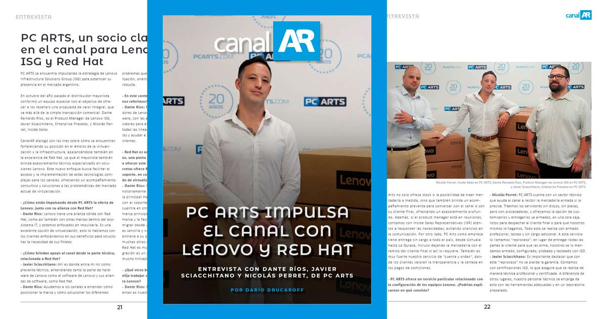 Entrevista al equipo Lenovo ISG de PC ARTS