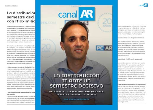 La distribucin IT ante un semestre decisivo. Entrevista con Maximiliano Barraza, de PC ARTS