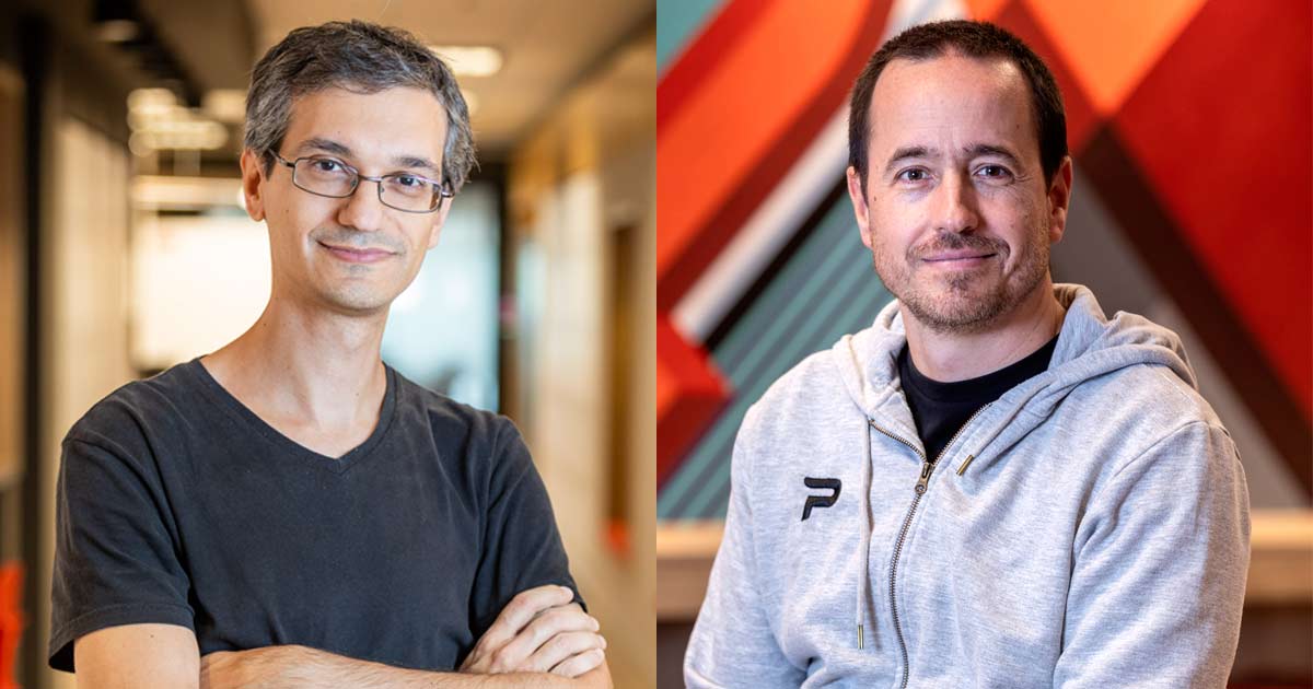 Juan Martn Sotuyo, Chief Technology Officer de PedidosY; y Leandro Malandrini, Chief Product Officer de PedidosYa