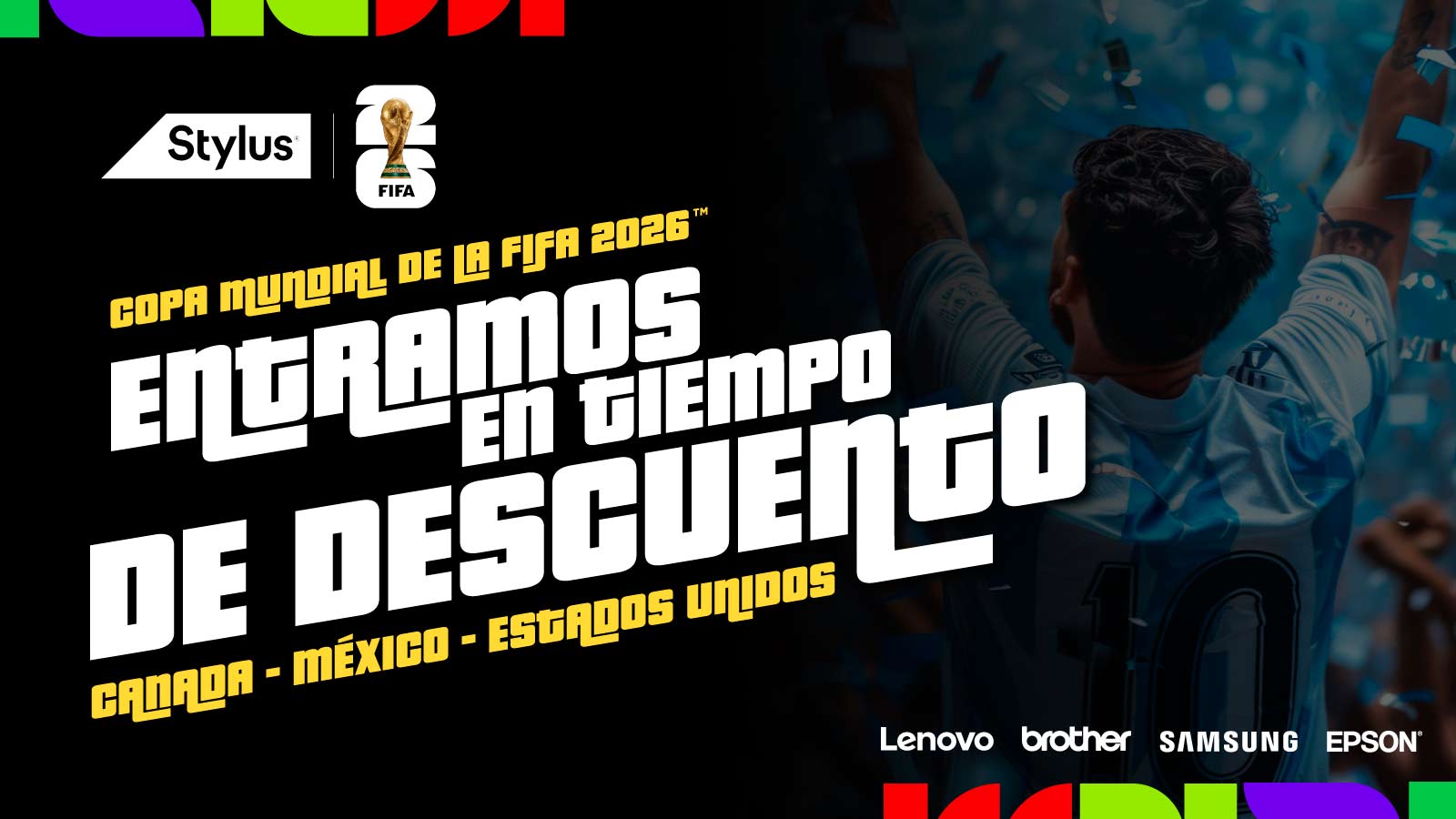 Promoción de Stylus para viajar al Mundial 2026