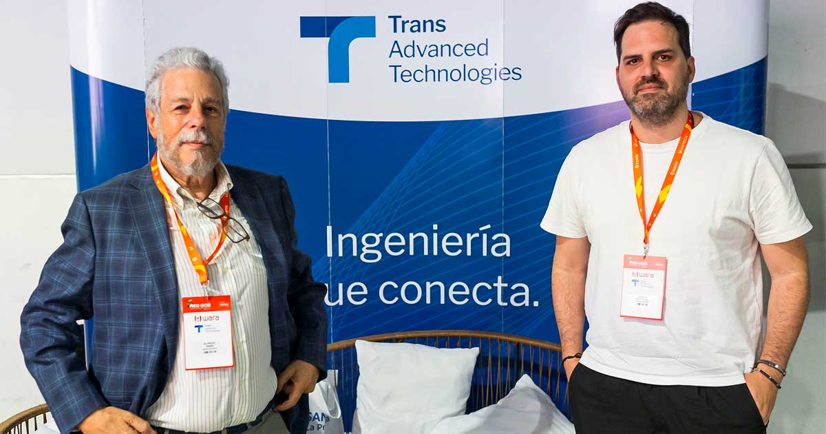 Alfredo Eimer, Presidente en Trans Advanced Technologies, y Nicolas Montroull, Gerente Comercial