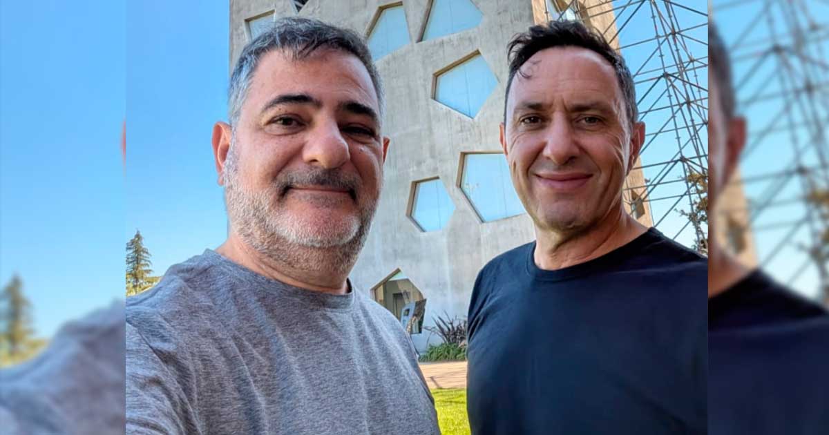 Carlos Mazaln y Fernando Arocena